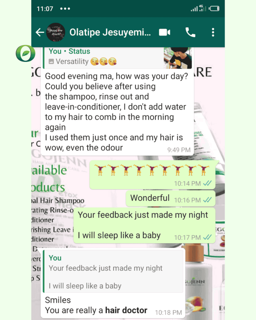 Olatipe's review of Egojenn's Products